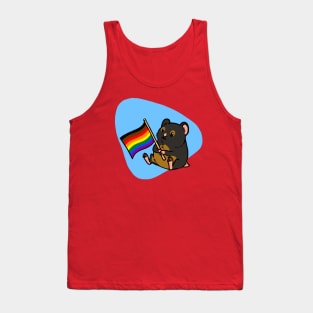 Hamster Pride People of color inclusive Pride flag Tank Top